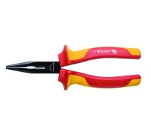 Плоскогубцы диэлектрические удлиненные с прямыми полукруглыми губками 160 мм, 1000 В