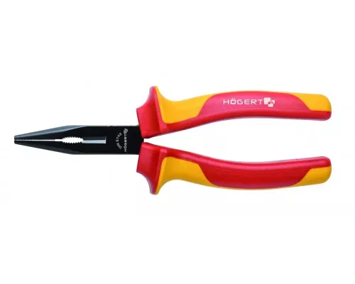 Плоскогубцы диэлектрические удлиненные с прямыми полукруглыми губками 160 мм, 1000 В