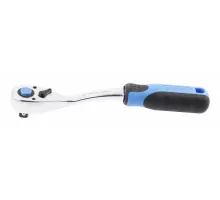 HT1R322 Трещотка изогнутая с кнопкой 1/2", 72 зубца, HOEGERT, 5901867145895 (TW)