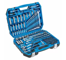 HT1R444 Набор инструментов, 222 шт., 1/4", 3/8",1/2", HOEGERT, 5902801028137 (CN)