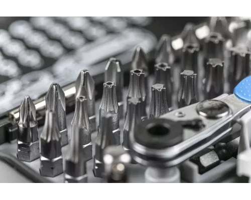 Набор бит с трещоткой 1/4″, SL, PH, PZ, HEX, TORX, TORX c отверстием, 33 шт. Набор бит с трещоткой 1/4″, SL, PH, PZ, HEX, TORX, TORX c отверстием, 33 шт.