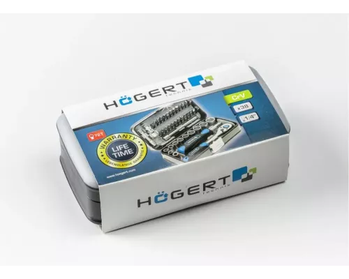 Набор инструментов, 38 шт., 1/4