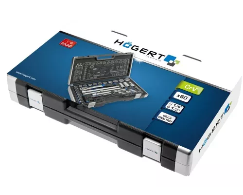 Набор инструментов 60 шт., 1/4″, 1/2