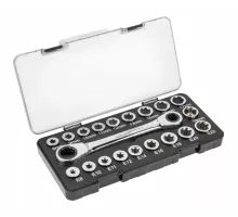 HT1R492 Ключ с храповым механизмом и головками 20 шт., HOEGERT, 5902801399534 (CN)