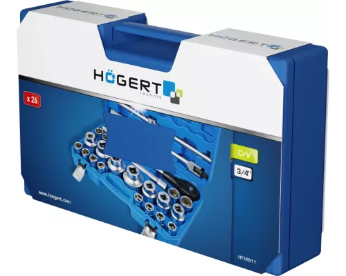 Hабор инструментa 26 шт., 3/4