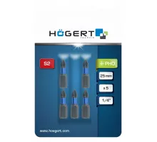 HT1S120 Бита ударная PH0 25мм 5 шт.., HOEGERT, 5902801316678 (CN)