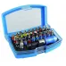 Набор бит с битодержателем 1/4″, SL, PH, PZ, HEX, TORX, TORX c отверстием, 32 шт.