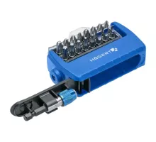 HT1S401 Набор бит с битодержателем 1/4", SL, PH, PZ, Torx, 17 шт., HOEGERT, 5902801027512 (TW)