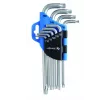 HT1W814 Набор Г-образных ключей TORX, Т10-Т50, 9 шт., HOEGERT, 5901867115232 (CN)