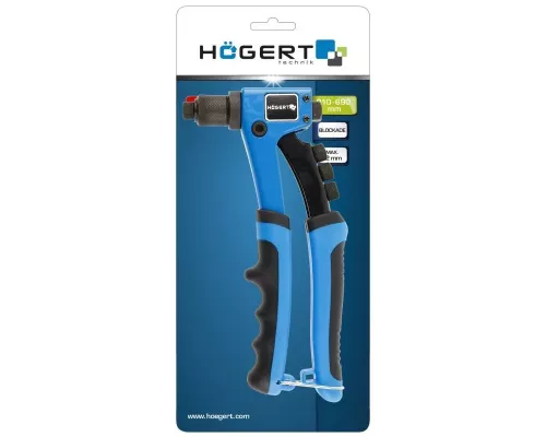 Заклёпочник ручной 215 мм, 2,4 — 4,8 мм