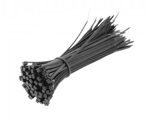 Нейлоновые стяжки 2,5 x 140 мм, 100 шт., czarne
