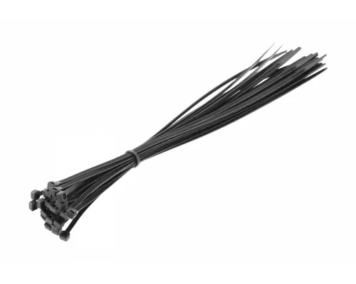 Нейлоновые стяжки 4,8 x 370 мм, 25 шт., czarne