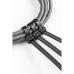 Нейлоновые стяжки 9 x 600 мм, 25 шт., czarne