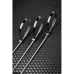 Нейлоновые стяжки 9 x 600 мм, 25 шт., czarne