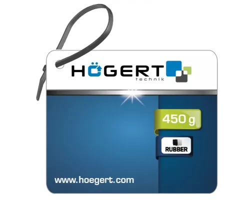 Молоток резиновый, черно-белый 450 г с деревянной рукояткой