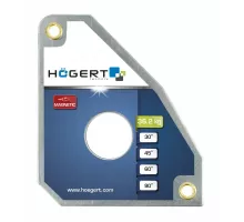 HT3B660 Угольник магнитный для сварочных работ на 4 угла, усилие 36,2кг, HOEGERT, 5902801290671 (CN)