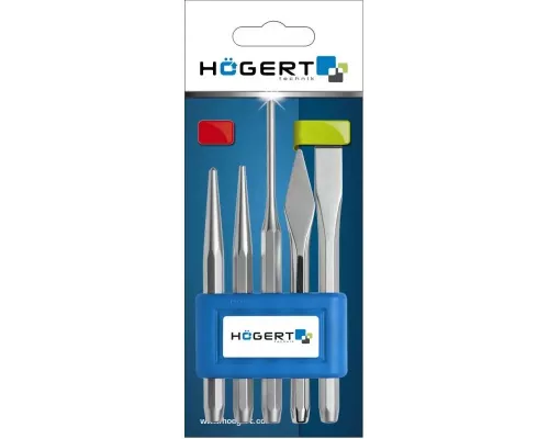 Набор ударно-режущего инструмента, 5 шт., CrV