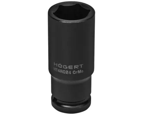 Головка торцевая ударная глубокая шестигранная 1/2″, 24 мм, DIN 3121, CrMo