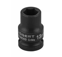 HT4R063 Головка торцевая ударная, шестигранная 1/2", 13 мм, DIN 3121, CrMo, HOEGERT, 5902801316869 (CN)