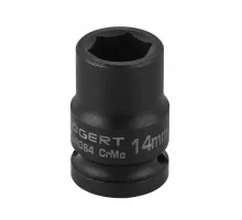 HT4R064 Головка торцевая ударная, шестигранная 1/2", 14 мм, DIN 3121, CrMo, HOEGERT, 5902801316876 (CN)