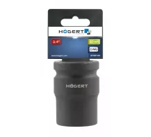 HT4R143 Головка торцевая ударная, короткая, шестигранная 3/4, 22 мм, CrMo, DIN 3121, HOEGERT, 5902801317125 (CN)