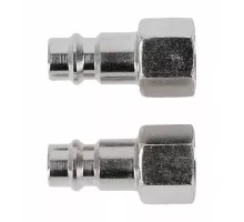 Штуцер с муфтой соединительной F1/4″, 2шт.