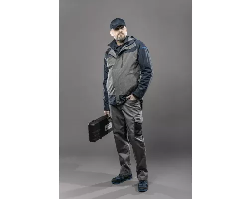 TANGER Куртка водостойкая темно-синяя/серая 2XL (56)