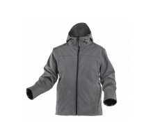 INN Куртка SOFTSHELL с капюшоном графитовая 2XL (56)