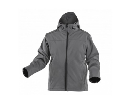 INN Куртка SOFTSHELL с капюшоном графитовая 2XL (56)