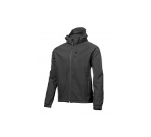 DITTER Куртка softshell с капюшоном черная 2XL (56)