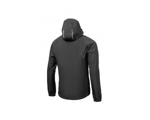 DITTER Куртка softshell с капюшоном черная 2XL (56)