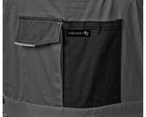 EDGAR II Полукомбинезон рабочий темно-серый S (48)