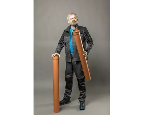 EDGAR II Брюки рабочие темно-серые L (52)