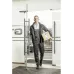 FABIAN Полукомбинезон рабочий темно-серый 4XL (60)