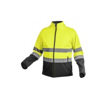 EXTER Куртка сигнальная SOFTSHELL желтая 2XL (56)