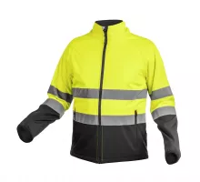 EXTER Куртка сигнальная SOFTSHELL желтая L (52)