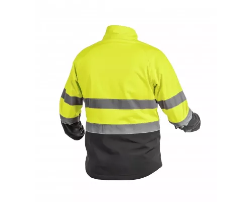 EXTER Куртка сигнальная SOFTSHELL желтая L (52) EXTER Куртка сигнальная SOFTSHELL желтая L (52)