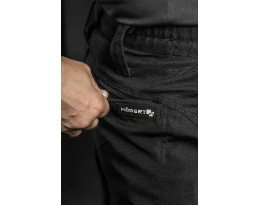 NEKAR Брюки рабочие с навесными карманами и ремнем черные 2XL (56)