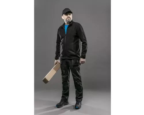 NEKAR Брюки рабочие с навесными карманами и ремнем черные 2XL (56)