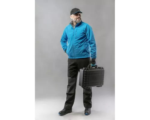 NEKAR Брюки рабочие с навесными карманами и ремнем черные 2XL (56)