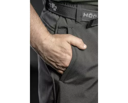 ELDE Брюки рабочие SOFTSHELL графитовые 2XL (56)