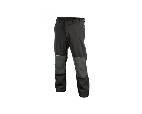 ELDE Брюки рабочие SOFTSHELL черные 2XL (56)