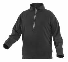 HT5K374-2XL EDER Толстовка флисовая на молнии 3/4, черная 2XL, HOEGERT, 5902801204333 (CN)