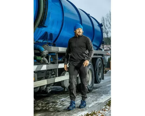 BREND Толстовка спортивная/рабочая черная 2XL (56)