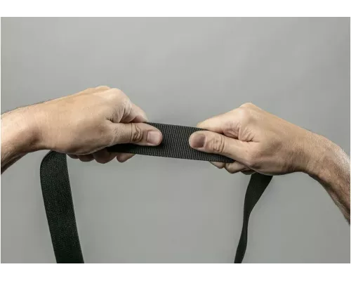 WESEL эластичный ремень с металлической пряжкой черный универсальный, 130 см