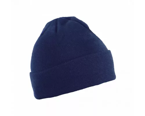 ENZ Шапка вязаная темно-синяя универсальный размер