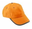 HT5K497 EGER Кепка с козырьком оранжевая, светоотражающая, универсальный размер, HOEGERT, 5902801415586 (CN)