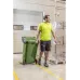 KEMINITZ Полуботинки рабочие LACE SYSTEM S1PS SR FO серый меланж/зеленый 41