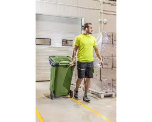 KEMINITZ Полуботинки рабочие LACE SYSTEM S1PS SR FO серый меланж/зеленый 45