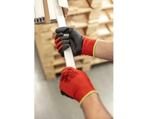 RODER Перчатки рабочие с вспененным латексом размер 10 (12 пар)